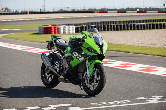 green color with track background 